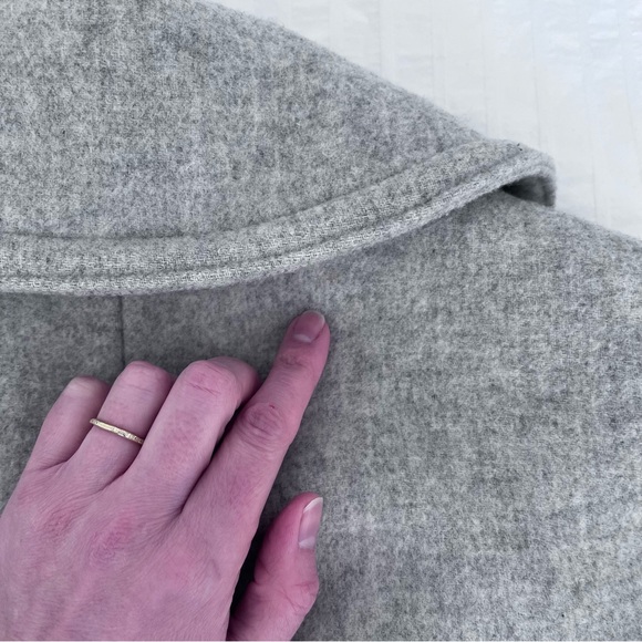 Club Monaco Daylina Wool Trench Coat - Perfect for Early Spring - Size Small - Picture 10 of 16